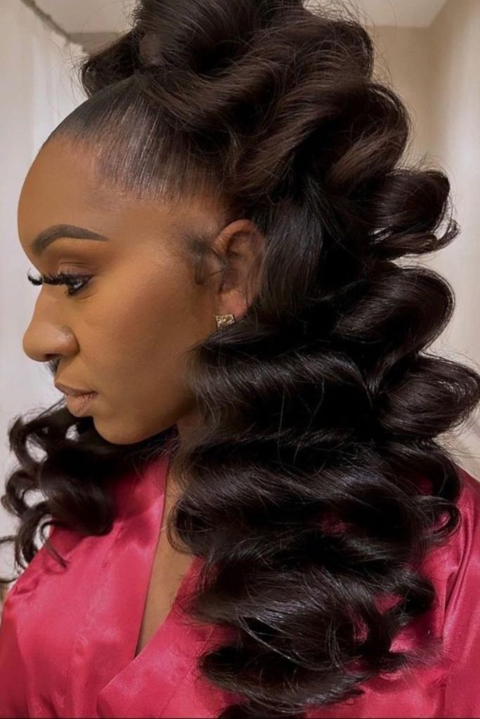 Retro Finger Waves Hairstyle