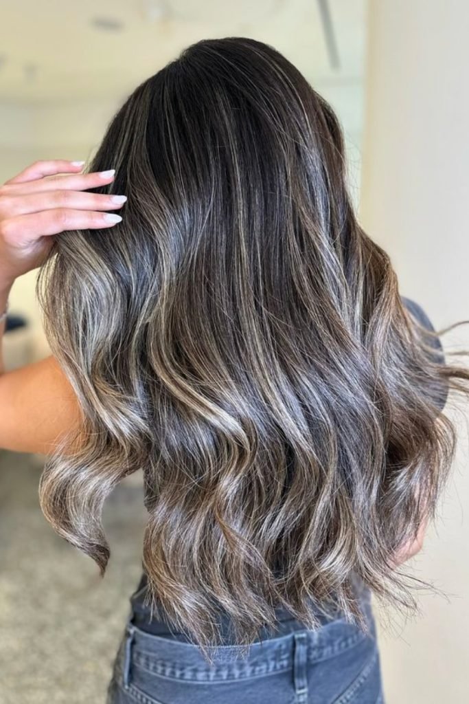 Cascading Ash Waves Hairstyle - 27th Look