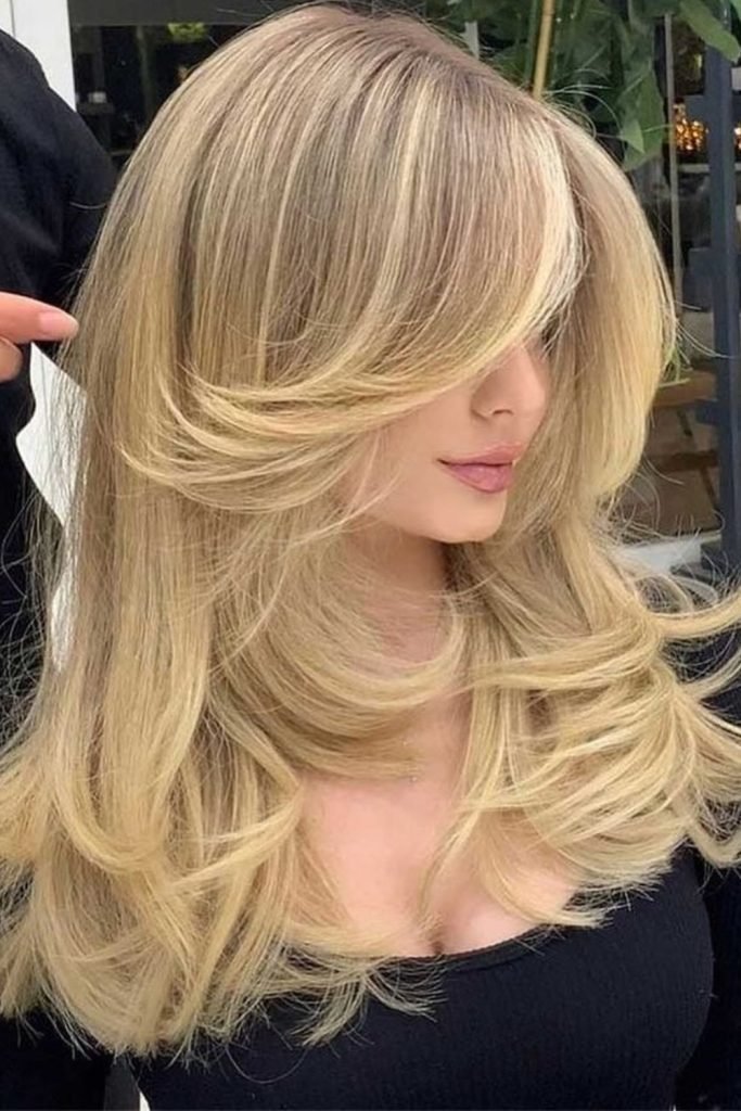Feathered Layers with Soft Bangs