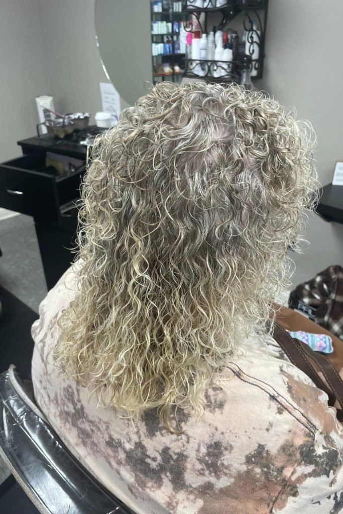 Shaggy Perm Hairstyle