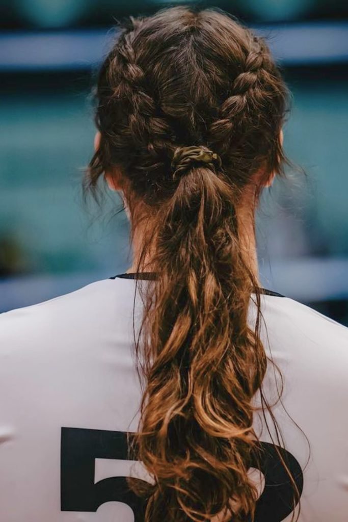 Twin Braid Twist Hairstyle