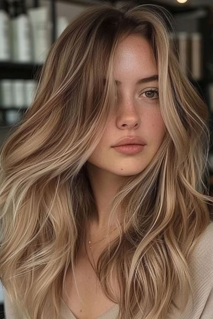 Radiant Gold Dust Balayage