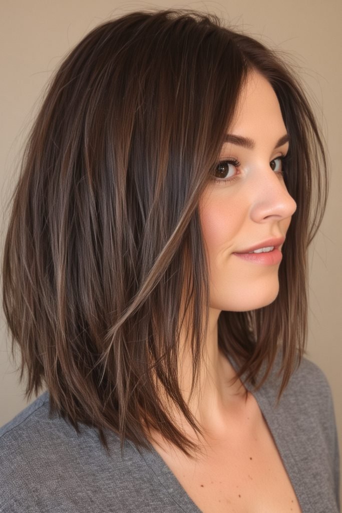 A-Line Lob for Fine Hair