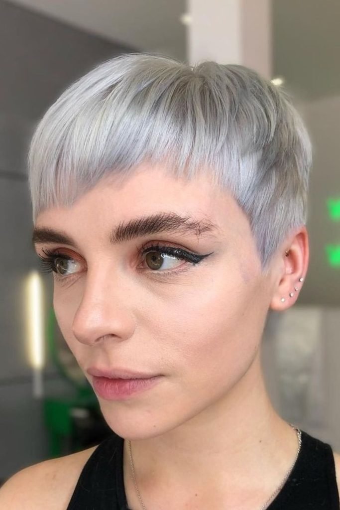 28. Baby Bangs with Pixie