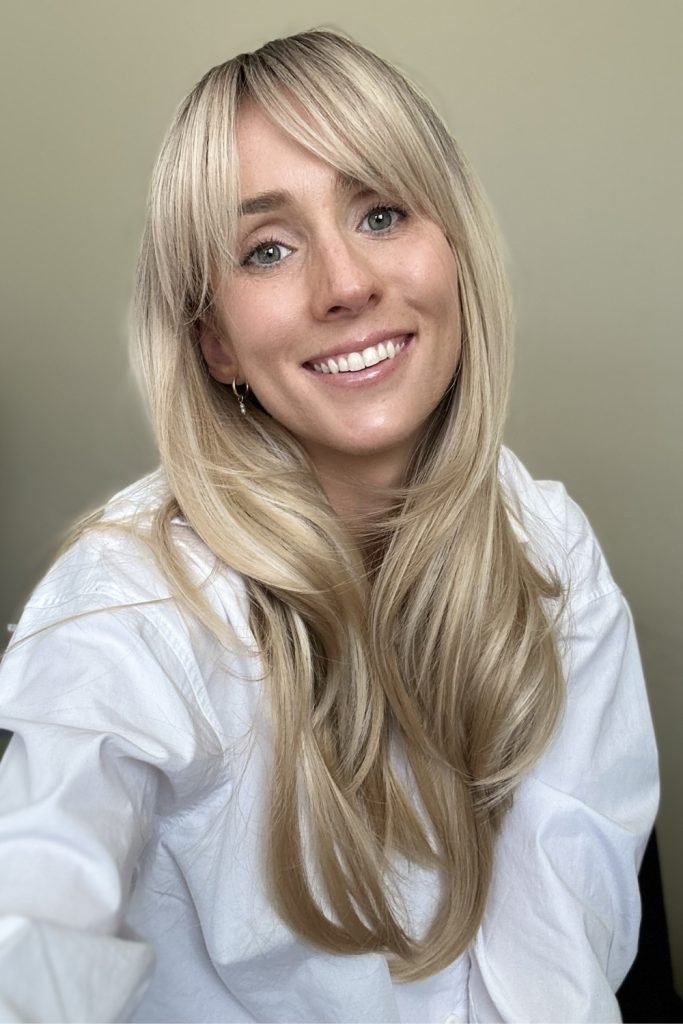 Curtain Bangs with a Natural Look
