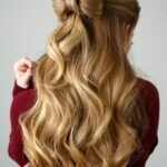 28. Half-Up Bow Hairstyle