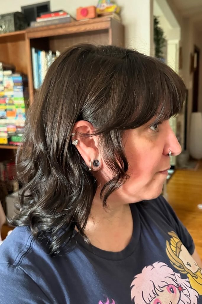 Shoulder Length Textured Bob