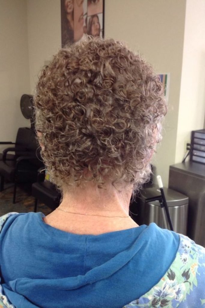 Textured Perm on Short Afro