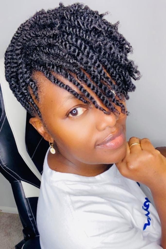 Twists and Curls Updo