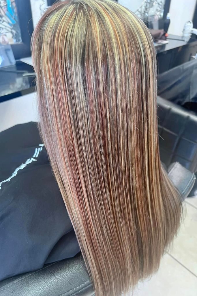 29. Mixed Color Hair Style