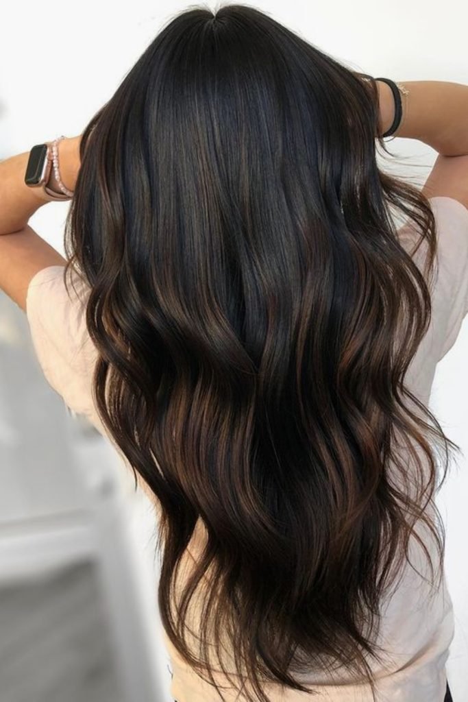 Sleek Chocolate Waves for Subtle Elegance