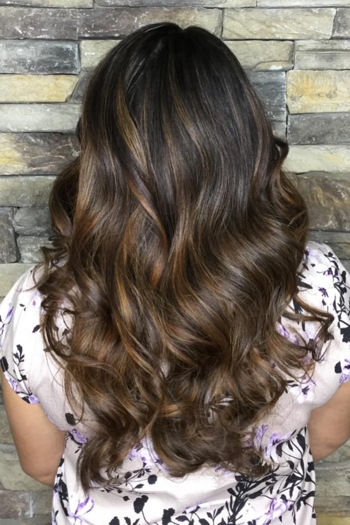 Soft Ribbons of Cinnamon Hair Color