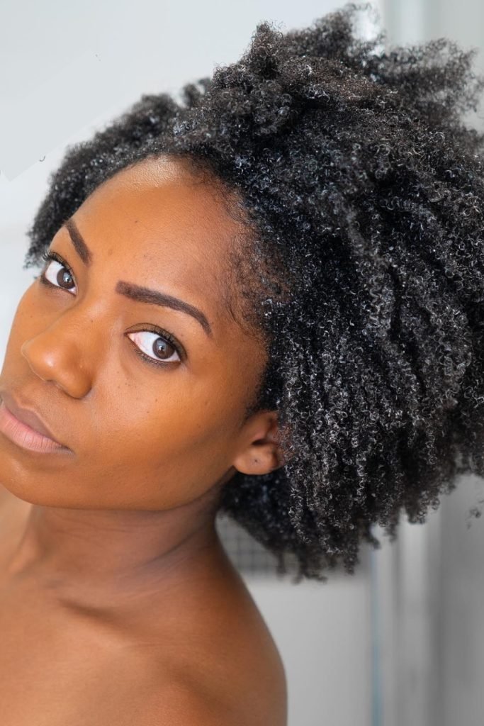 Twists and High Puff Hairstyle