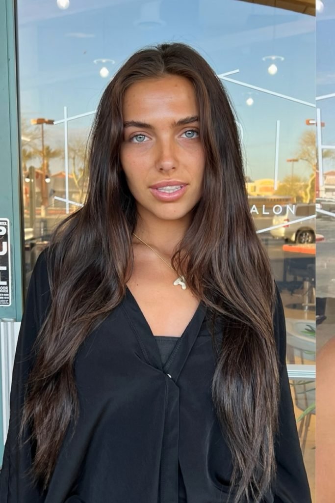 Chocolate Gloss Shine for Fall Brunette Hair