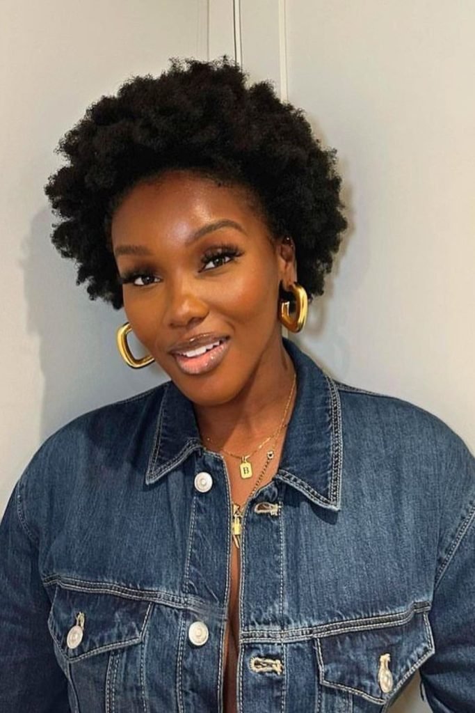 Classic Tapered Afro Hairstyle