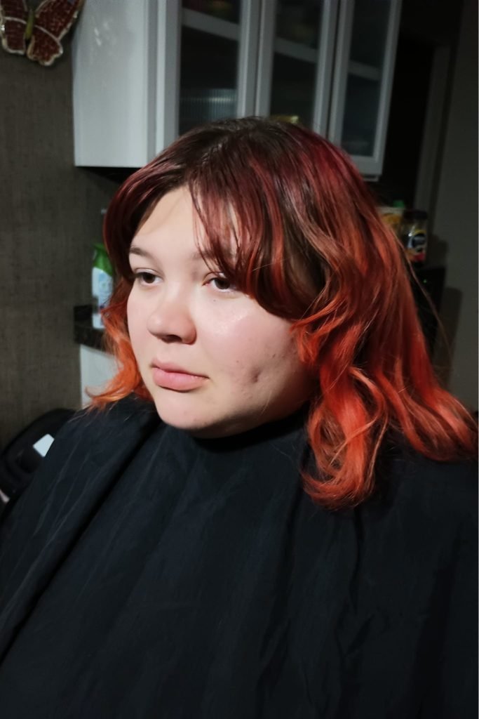 Mega Volume Party Curls with Curtain Bangs