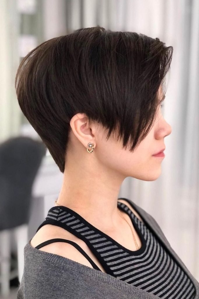 Pixie Cut with Side Bangs