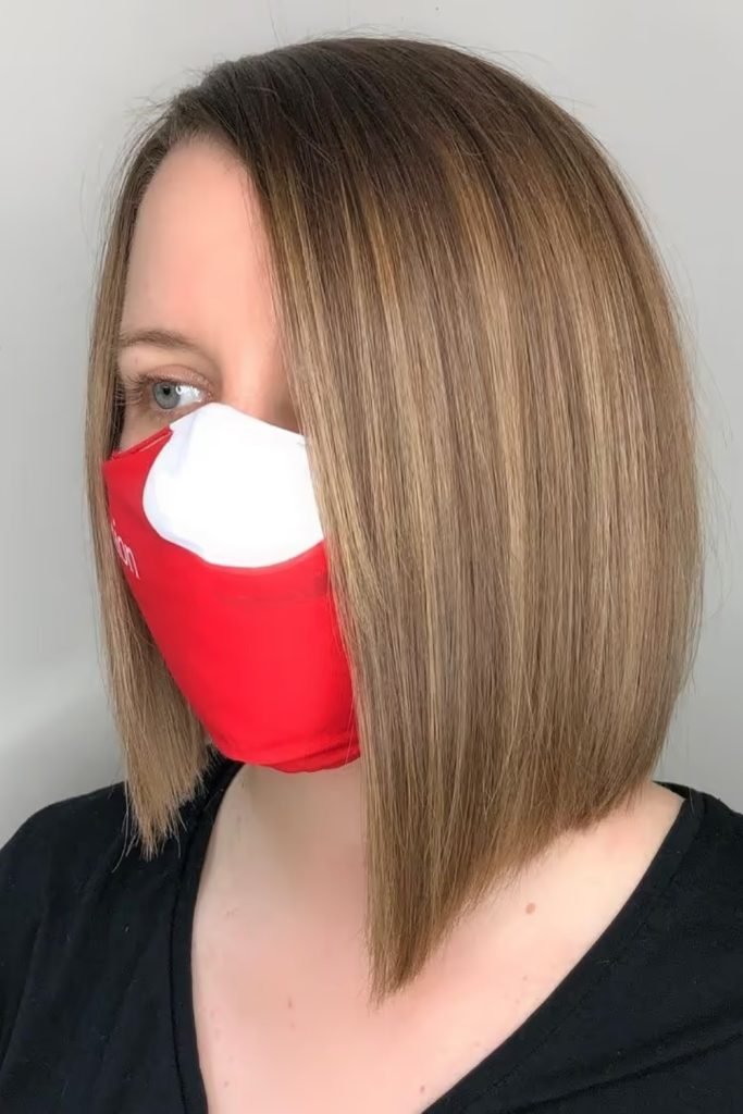 Short Asymmetrical Bob Hairstyle
