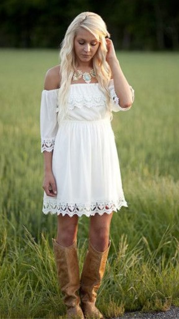 White Lace Dress