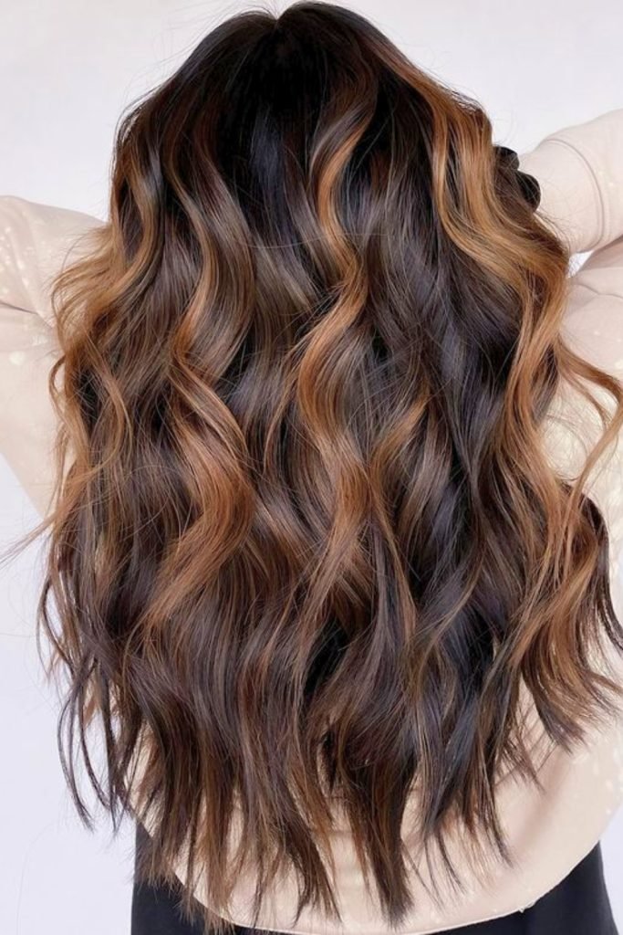 Subtle Chestnut Highlights with Dark Base