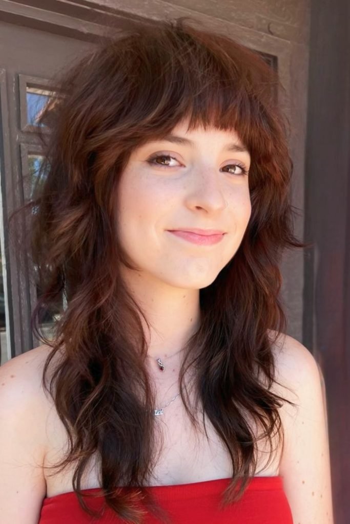 31. Textured Tousle Shag Hairstyle