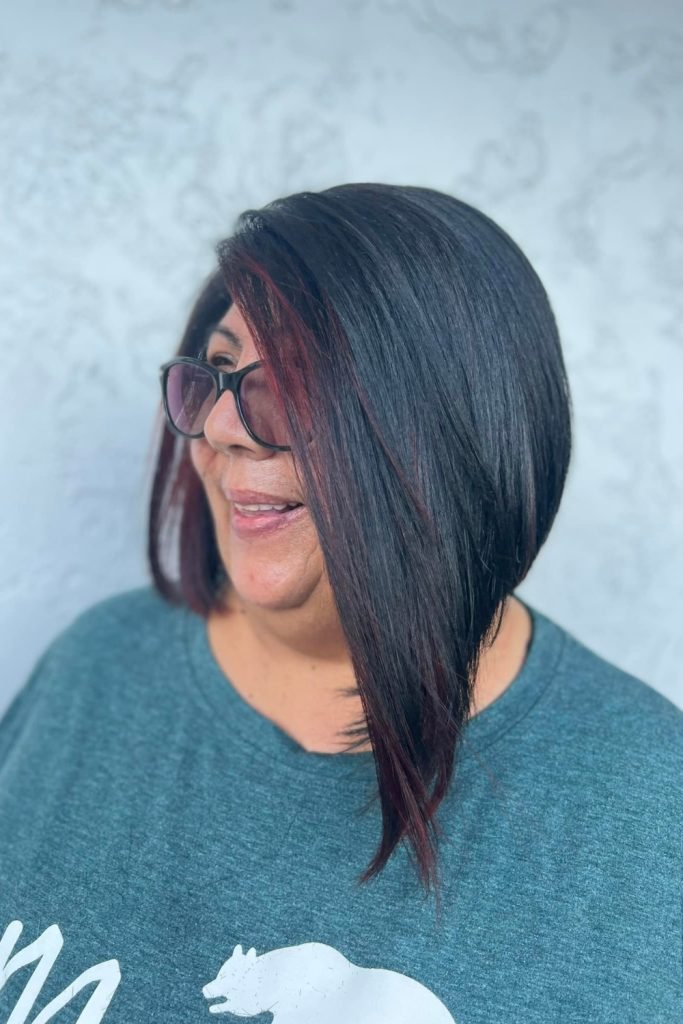 Asymmetrical Bob with Balayage