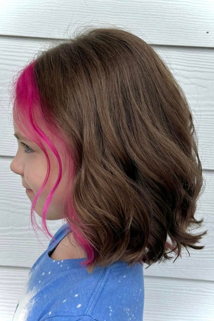 Pop of Color Hairstyle