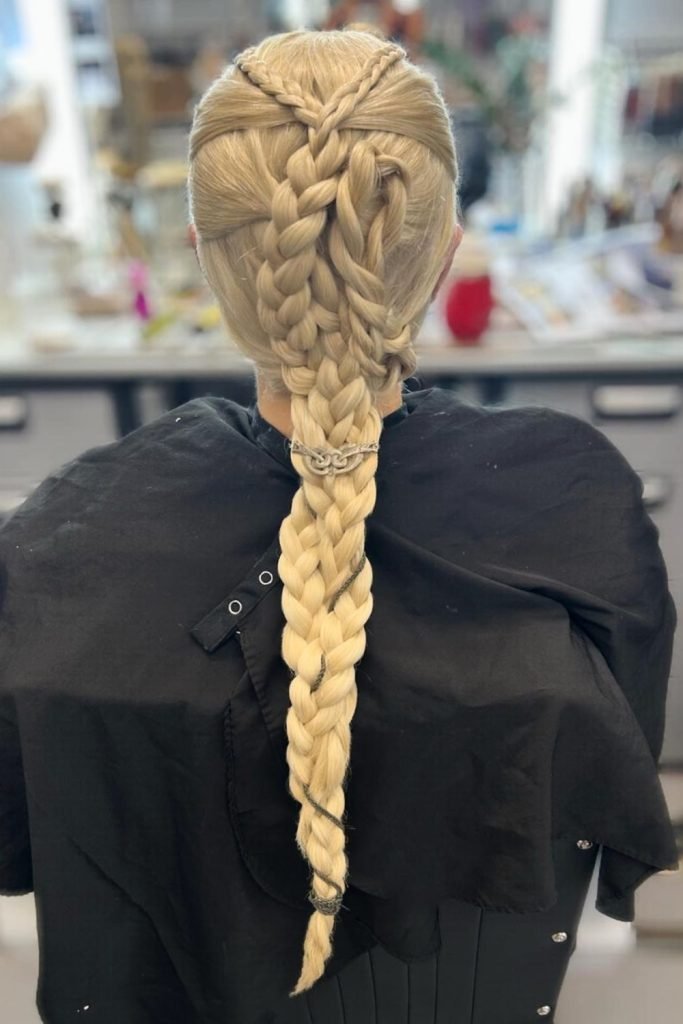 Regal Braided Crown Hairstyle