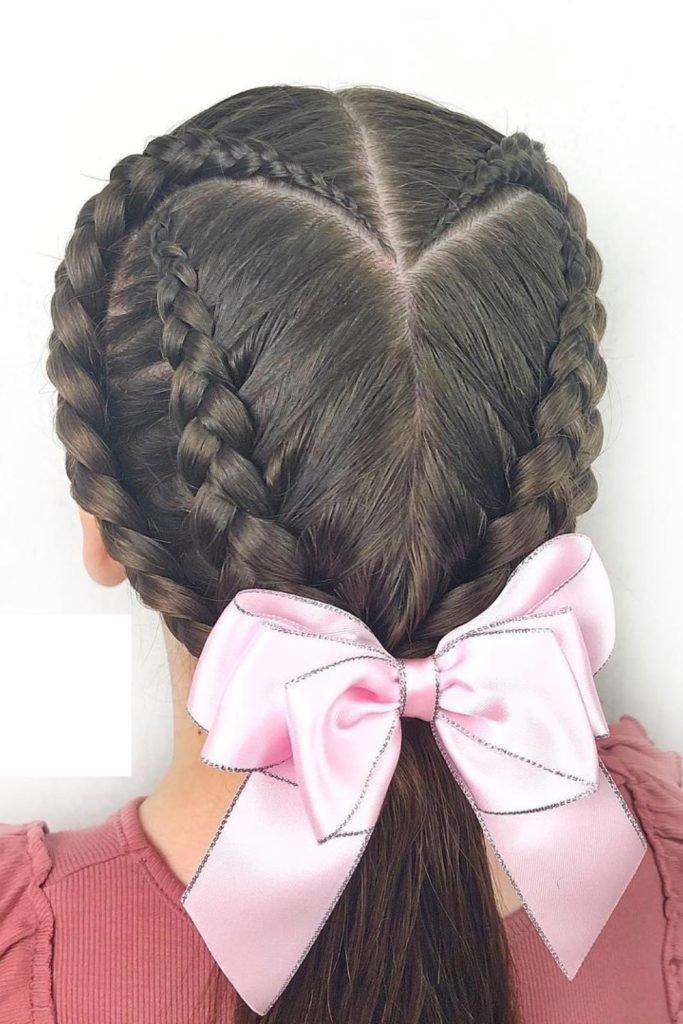 Perfectly Symmetrical Double Braids