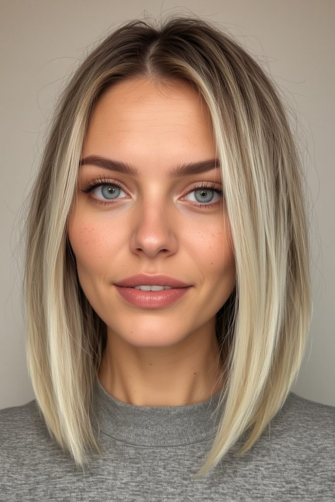 Straight Lob with Gentle Babylights