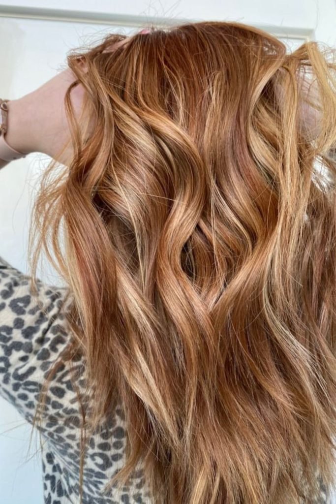 Copper Sunrise Hairstyle