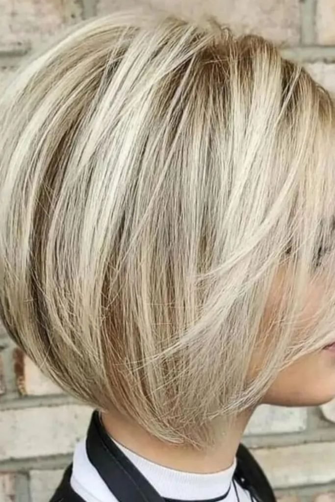 Chic Stacked Bob Hairstyle