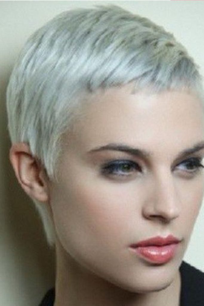 Creamy Pixie Hairstyle