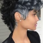35. Afro Mohawk Pixie