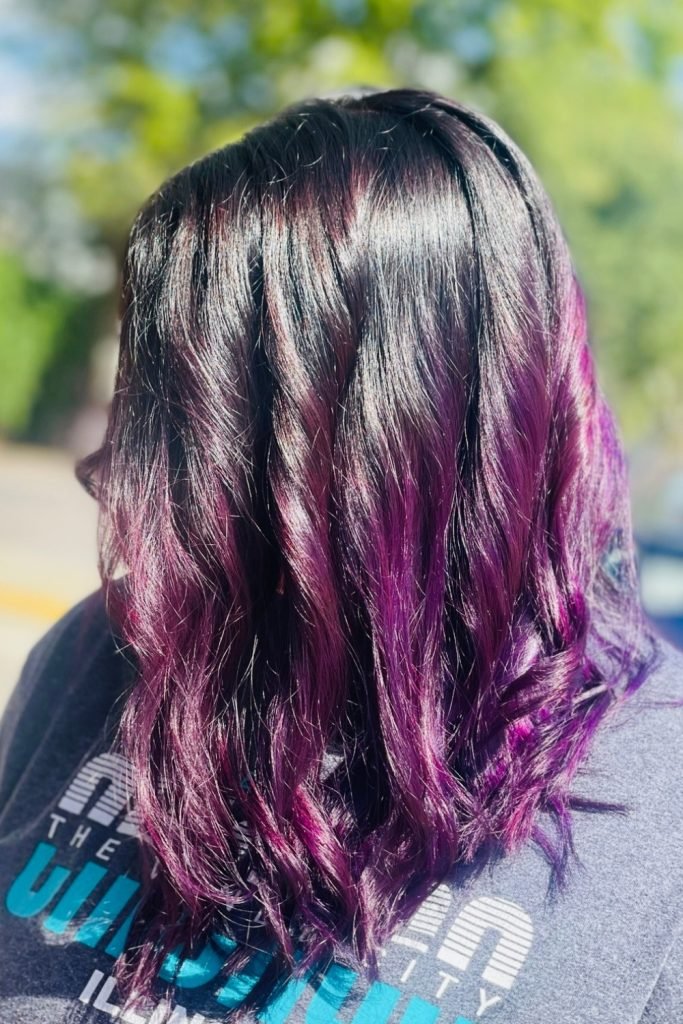 35. Dark Purple Ombre