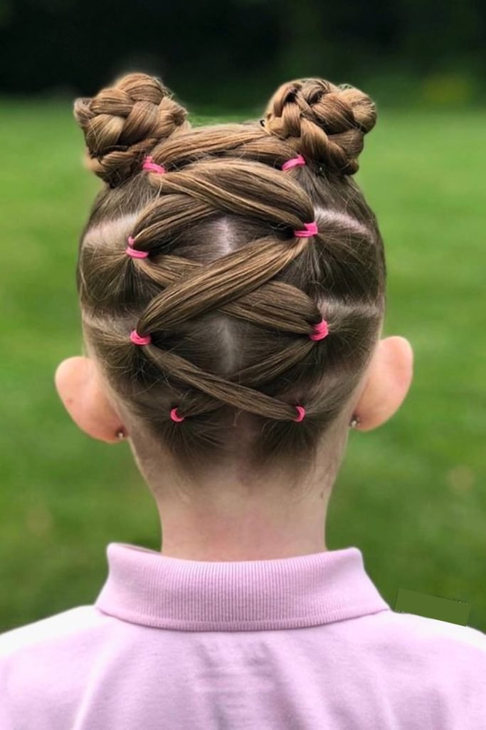 Crisscross Space Buns