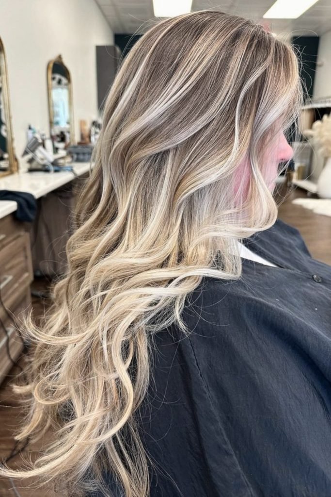 37. Ashy Brunette Waves