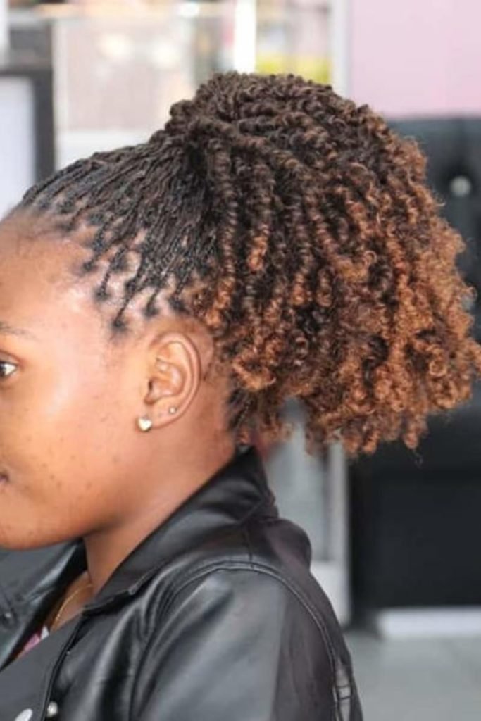 Shaggy Twists hairstyle for volume and dimension