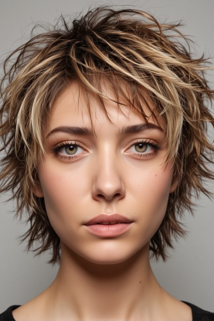 Messy Mixie Hairstyle