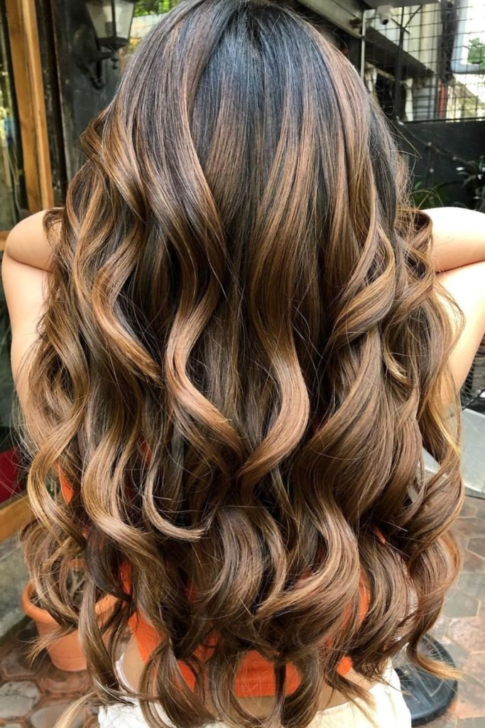 Amber Cascade Hairstyle