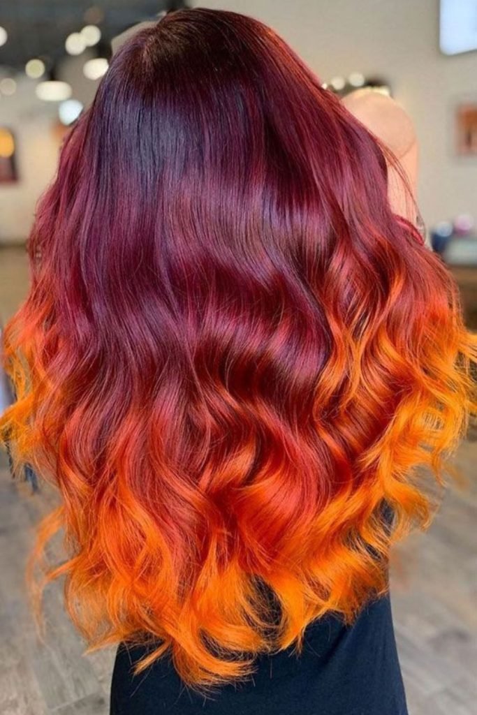 Rustic Sunset Hair Color