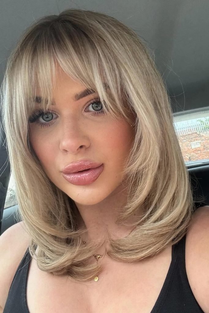 Angled Sleek Bob with Layers