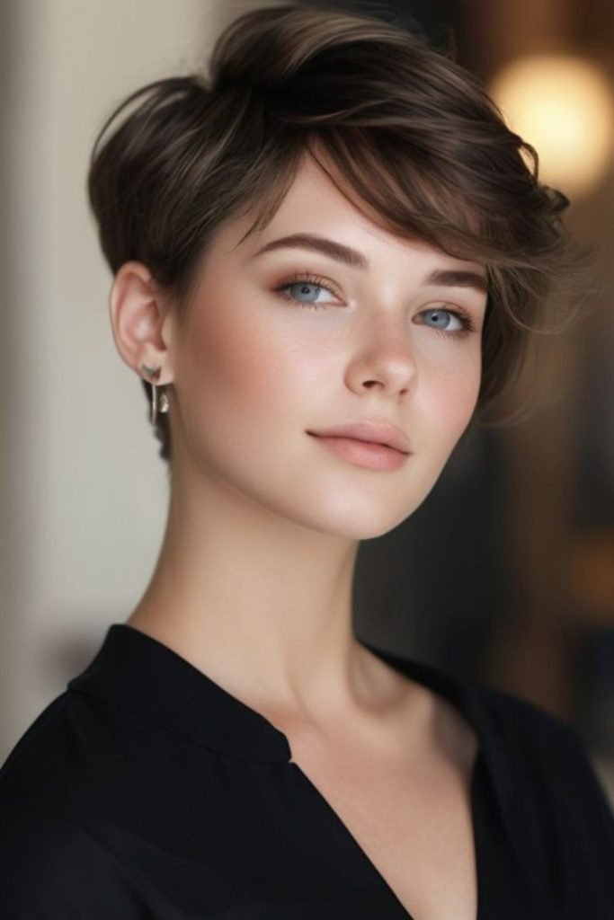 Blunt Cut Pixie Haircut