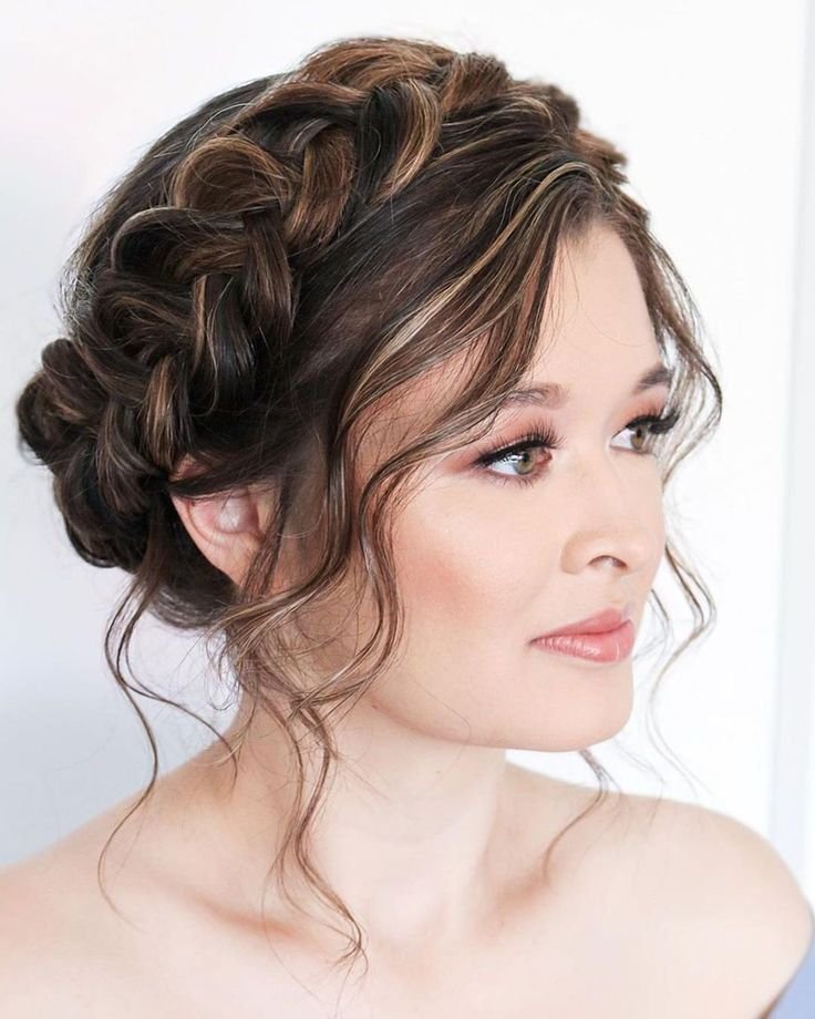 Boho Braided Crown with a Bow Style