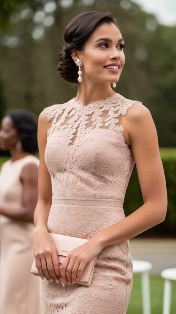 Lace Sheath Dress