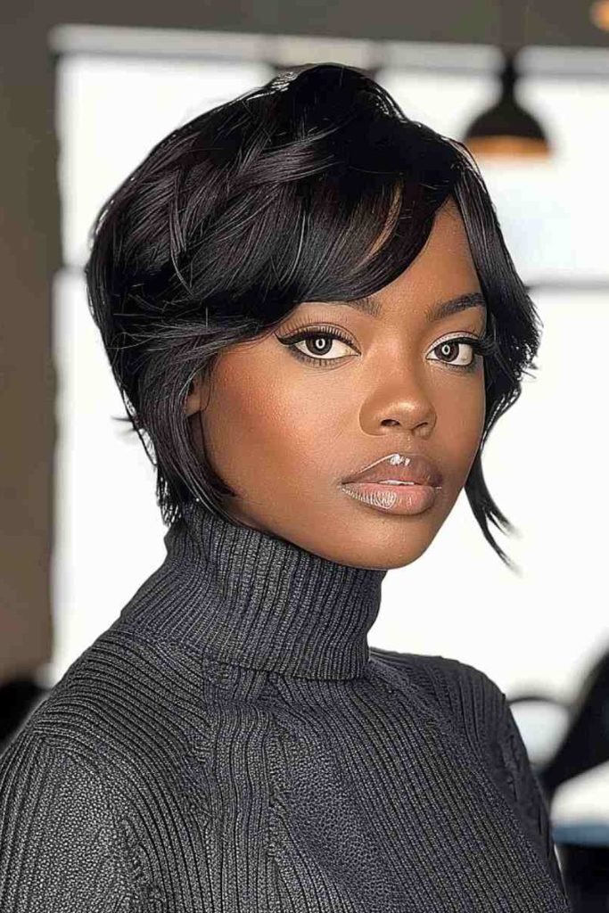Medium-Length Pixie Hairstyle