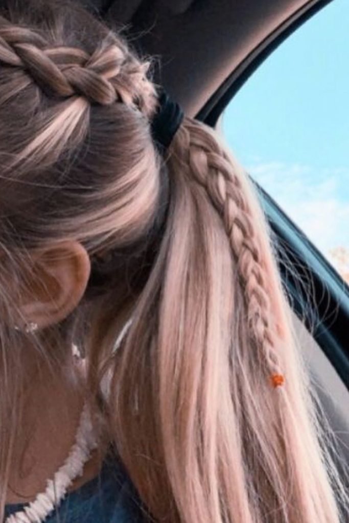 Sporty Side Braid Mix