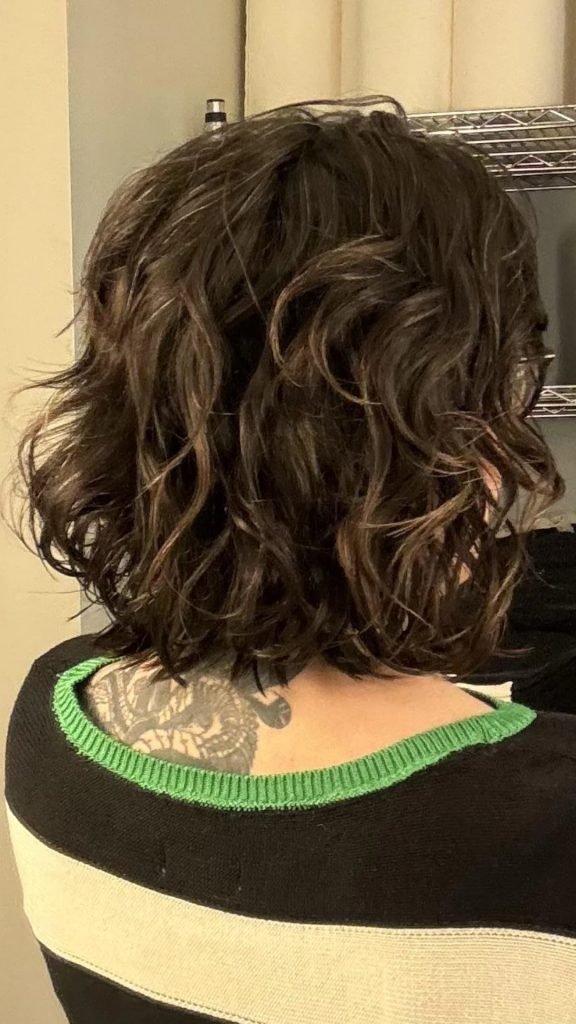 4. Wavy Bob Haircut