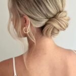 40. Twisted Chignon with Loose Strands