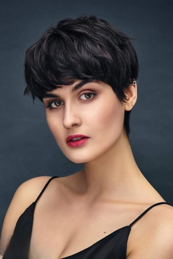 Shaggy Bowl Cut with Bangs